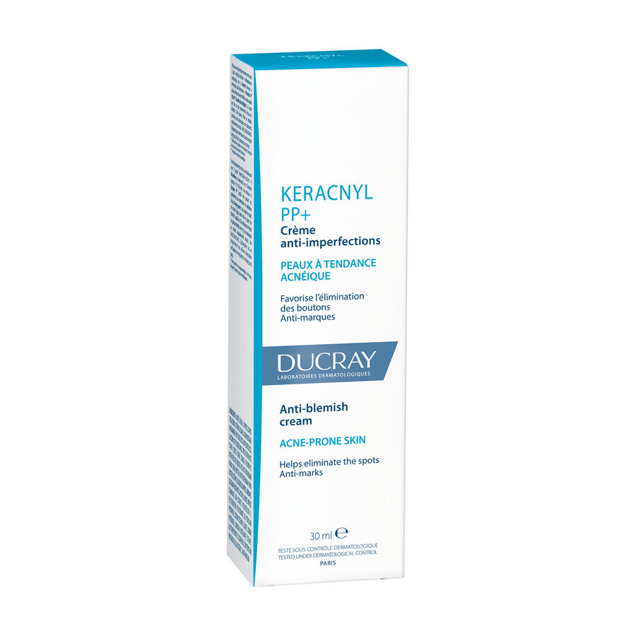 Ducray Keracnyl PP+, crème contre les imperfections, 30 ml 