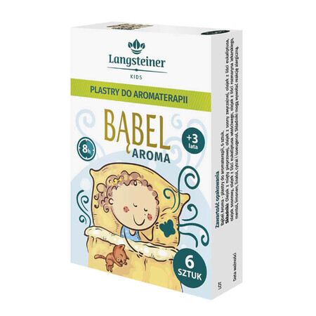 Langsteiner Bubble Aroma, patchs d'aromathérapie, à partir de 3 ans, 6 pièces