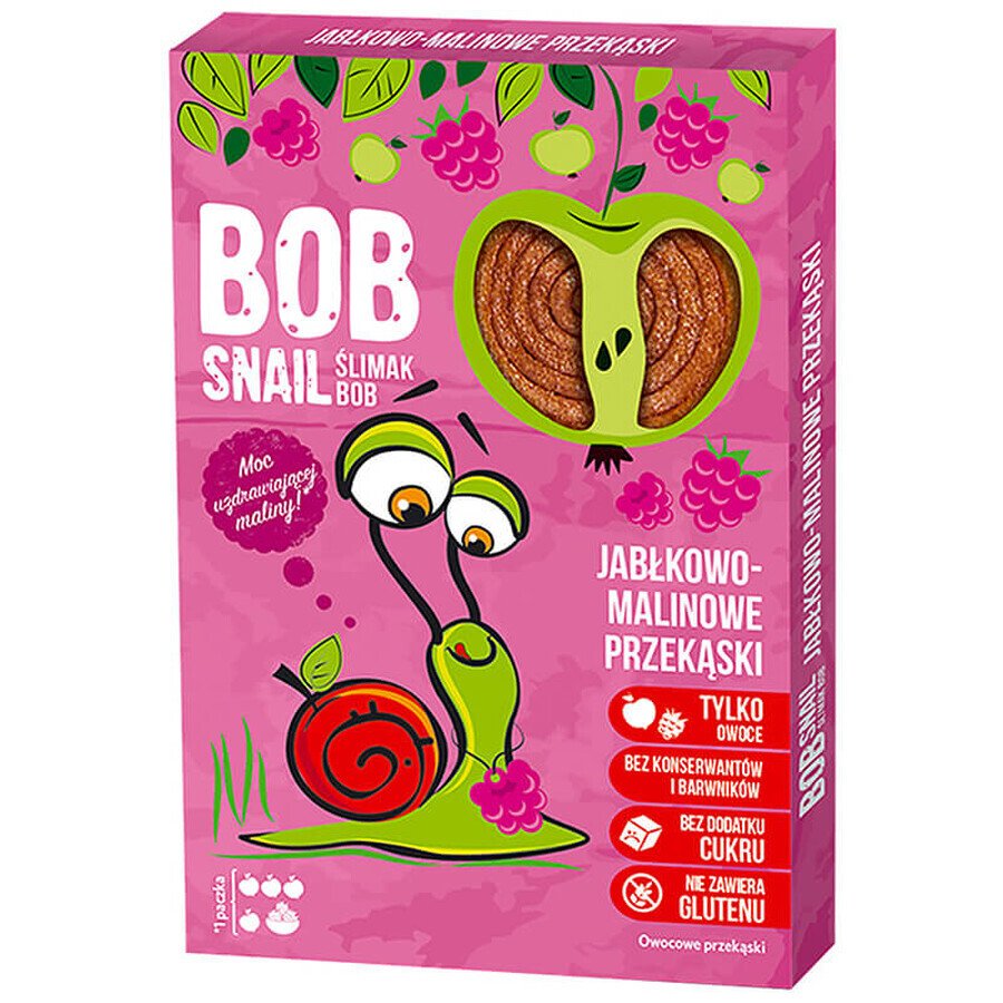 Bob Snail Roll Collation aux fruits, pomme, framboise, 60 g