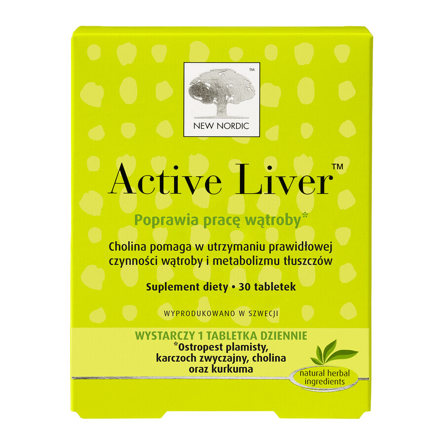 New Nordic Active Liver, 30 compresse