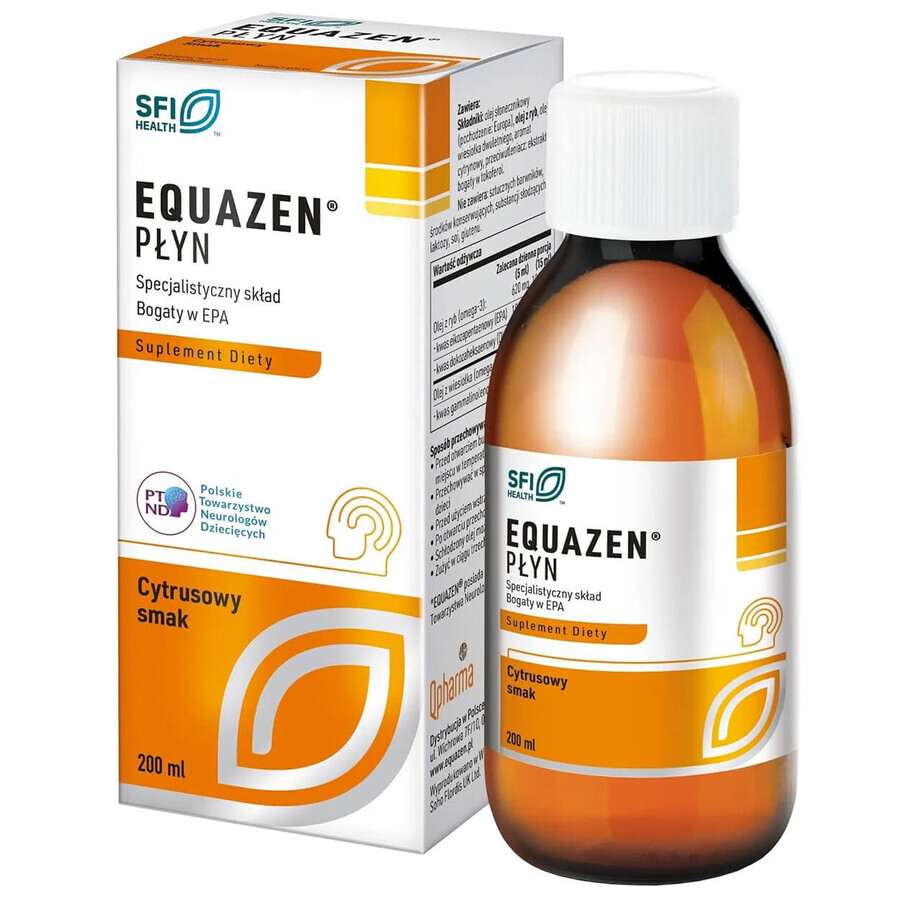 Equazen liquide, arôme d'agrumes, 200 ml