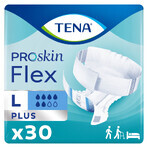 Tena Flex ProSkin, Windeln, Größe L, 83-120 cm, Plus, 30 Stück