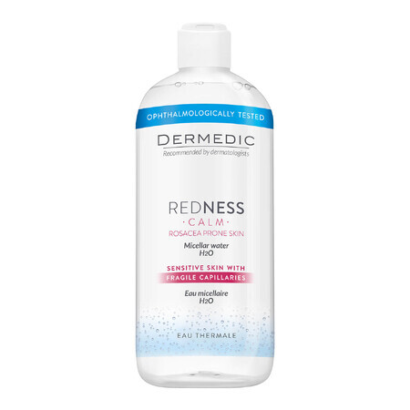 Dermedic Redness Calm, Lotion micellaire H2O, peau sensible, 500 ml