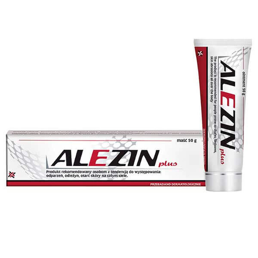 Alezin Plus, unguent pentru răni, plăgi de pat și abraziuni, 50 g