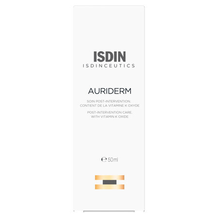 Isdin Isdinceutics Auriderm, crème à la vitamine K oxydée, 50 ml