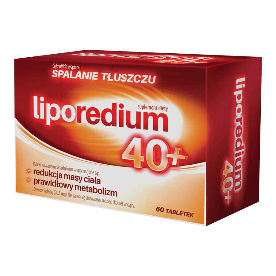 Liporedium 40+, 60 comprimés