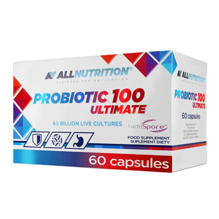 Allnutrition Probiotique 100 Ultimate, 60 gélules