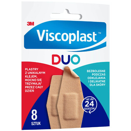 Viscoplast Duo, elastisch verband, waterbestendig, 8 stuks