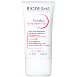 Bioderma Sensibio AR, BB cream reductora y enmascarante de rojeces, pieles sensibles y vasculares, SPF 30, 40 ml