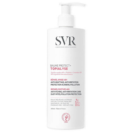 SVR Topialyse Baume Protect+, lotion protectrice, 400 ml