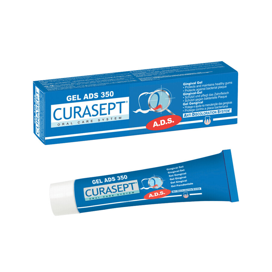 Curasept ADS 350, gel de gomme avec chlorhexidine 0,50%, 30 ml