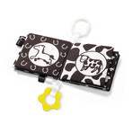 BabyOno sensory booklet, black and white, from birth, 1 pc