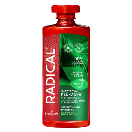 Farmona Radical, rinçage fortifiant à la prêle pour les cheveux affaiblis et tombants, 400 ml