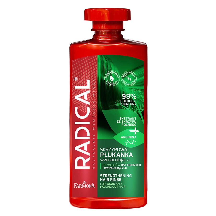 Farmona Radical, rinçage fortifiant à la prêle pour les cheveux affaiblis et tombants, 400 ml