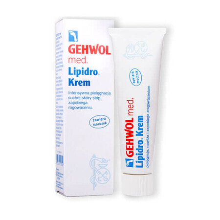 Gehwol Med Lipidro, crème hydratante pour les pieds, 125 ml