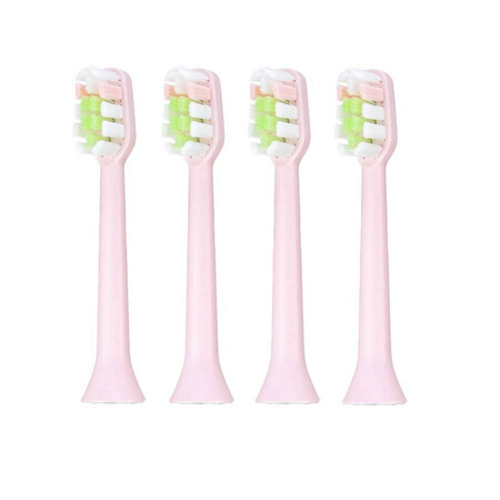 Vitammy, embouts de remplacement pour brosse à dents sonic Symphony, rose, 4 pièces