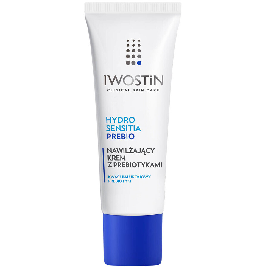 Iwostin Hydro Sensitia Prebio, crème hydratante aux prébiotiques, peaux sensibles, sèches et très sèches, 50 ml