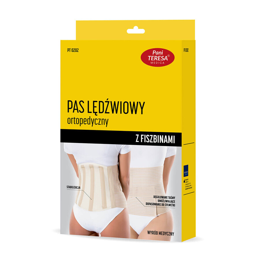 Ms Teresa Lumbar Belt Orthopedic Whalebone PT 0202 Size S 1pc