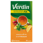 Verdin Fix aux agrumes, 20 sachets