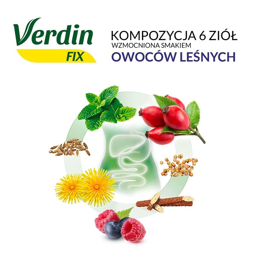 Verdin Fix with berries, 20 sachets