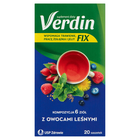 Verdin Fix with berries, 20 sachets