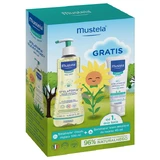 Mustela Stelatopia, cleansing oil from birth, 500 ml + emollient face cream, 40 ml free