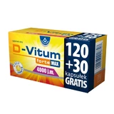 D-Vitum Forte Max 4000 IU, 120 capsules + 30 free capsules, Oleofarm