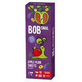 Bob Snail Roll Collation aux fruits, pomme, prune, 30 g