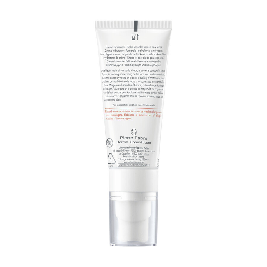 Avene Tolerance Hydra 10, crema idratante, 40 ml