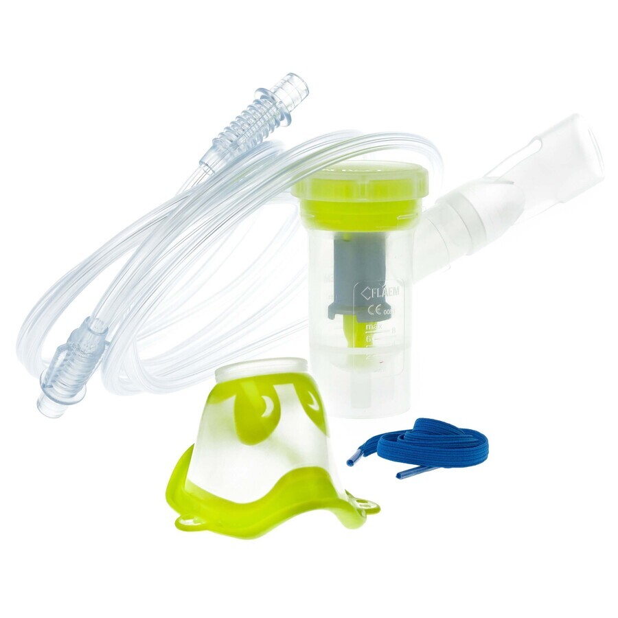 Flaem Nuova Familino RF8EVO, kit de nébulisation pour enfants, avec embout buccal et masque, 1 pièce