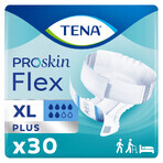 Tena Flex ProSkin, couches, taille XL, 105-153 cm, Plus, 30 pcs