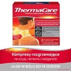 ThermaCare, heating compresses for neck, shoulders, wrists, 2 pieces