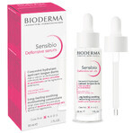 Bioderma Sensibio Defensive, sérum hydratant apaisant pour le visage, peaux sensibles, 30 ml