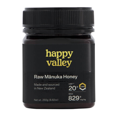 Happy Valley, miel de Manuka UMF 20+, 250 g