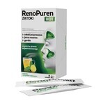 RenoPuren Zatoki Hot sans sucre, goût citron-menthe, 8 sachets