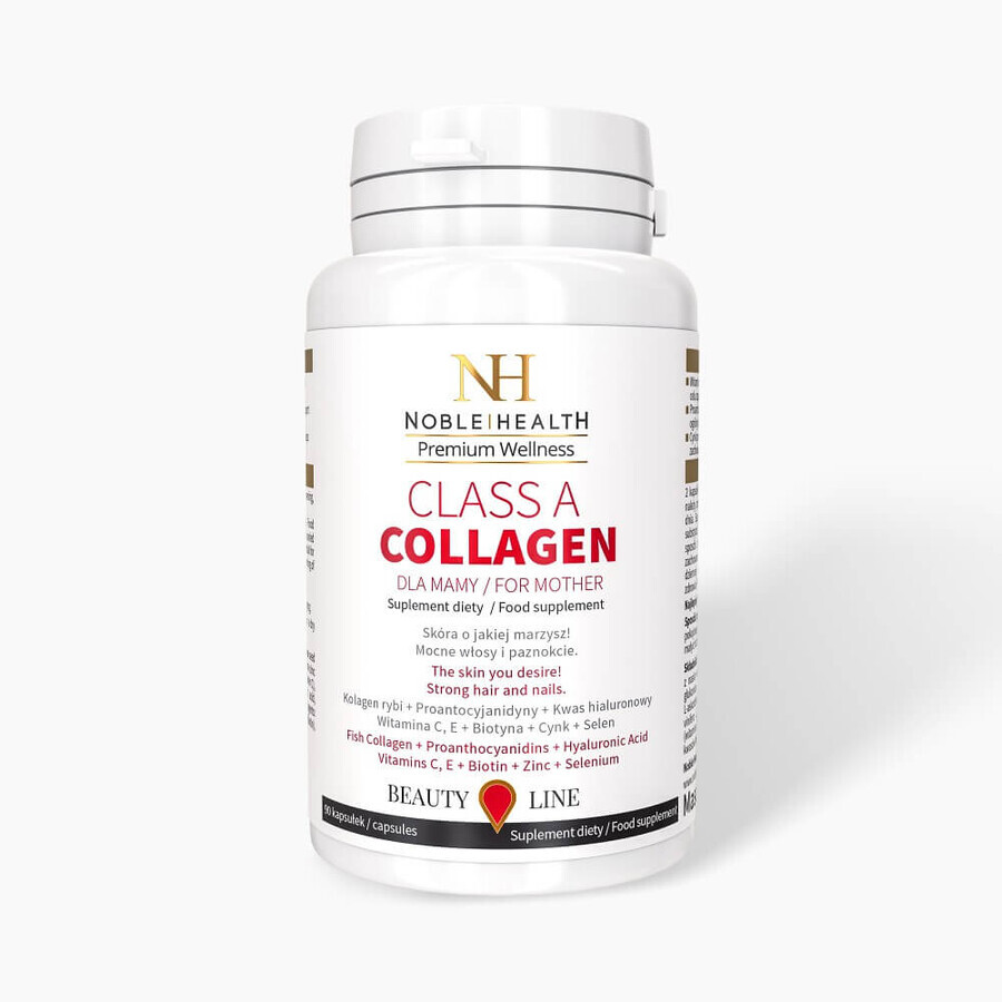 Noble Health Class A Collagen For Mum, 90 gélules