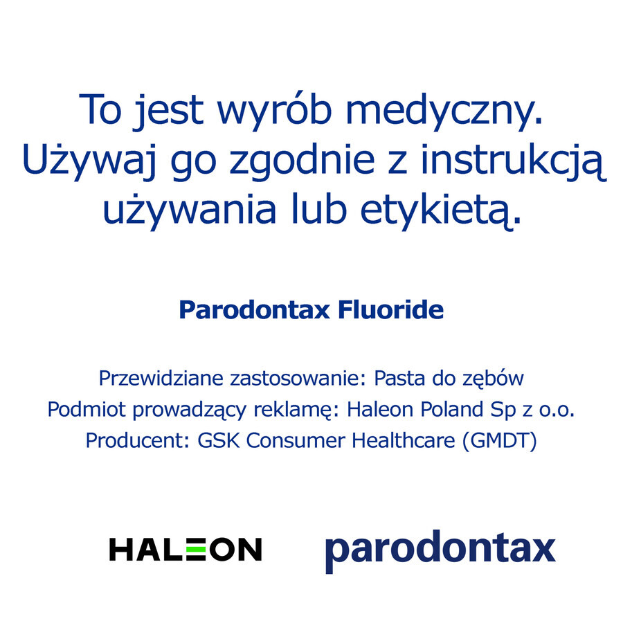 Parodontax Dentifrice au fluor, 75 ml