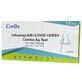 CorDx Influenza A/B + COVID-19/RSV Combo Ag, test antig&#233;nique pour 4 virus, 1 pi&#232;ce