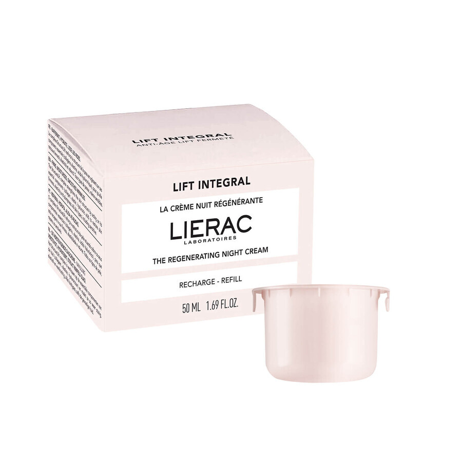 Lierac Lift Integral, crème de nuit régénérante, recharge interchangeable, 50 ml