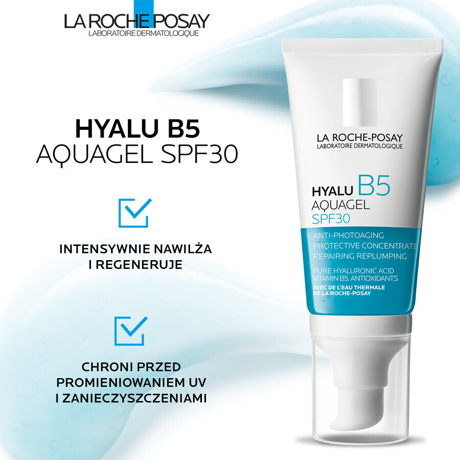 La Roche-Posay Hyalu B5 Aquagel, gel-crema protettivo contro il fotoinvecchiamento, SPF 30, 50 ml 