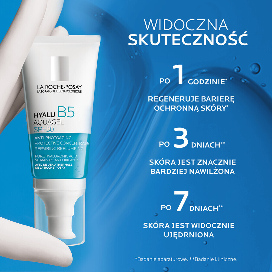 La Roche-Posay Hyalu B5 Aquagel, gel-crema protettivo contro il fotoinvecchiamento, SPF 30, 50 ml 