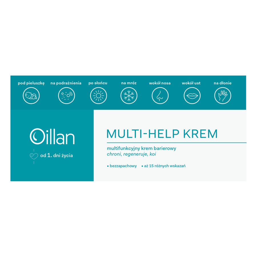 Oillan Multi-Help, crème barrière, 50 ml