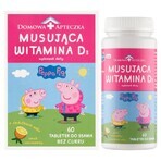 Peppa Pig Vitamin D3 effervescent, from 3 years, pineapple flavor, 60 lozenges