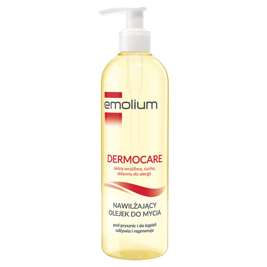 Set Emolium Dermocare, huile lavante hydratante, à partir de 3 mois, 400 ml + émulsion corporelle, à partir de 1 jour de vie, 400 ml