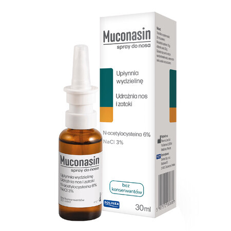 Muconasin, spray nasal, 30 ml