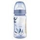 Canpol Babies EasyStart, biberon anti-colique, bec large, or, bleu, 35/240, &#224; partir de 3 mois, 240 ml