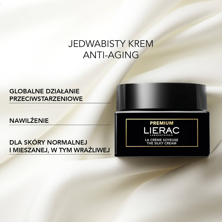 Lierac Premium, silky anti-aging cream, reserve, 50 ml