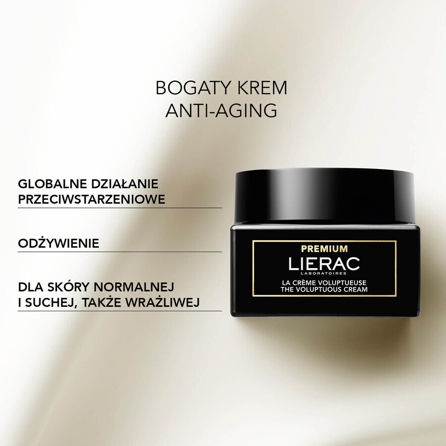 Lierac Premium, crème riche anti-âge, 50 ml