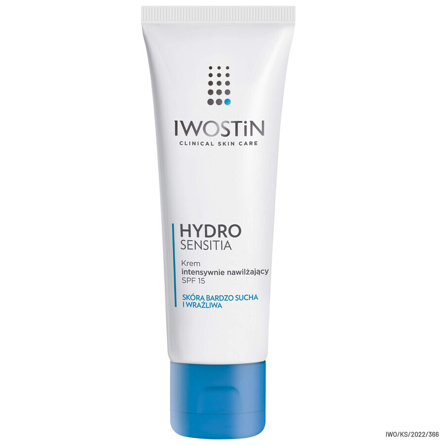 Set Iwostin Hydro Sensitia, micellar foam, 165 ml + moisturizing cream, SPF 15, 50 ml