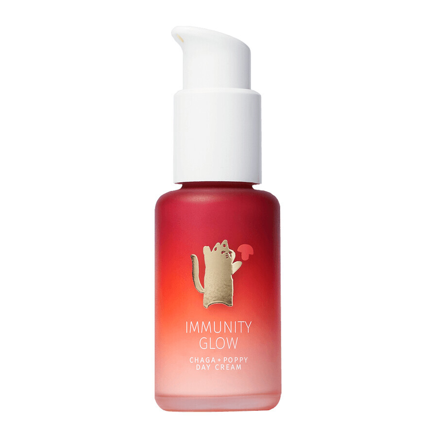 Yope Immunity Glow, crème pour le visage, jour, chaga + coquelicot, 50 ml